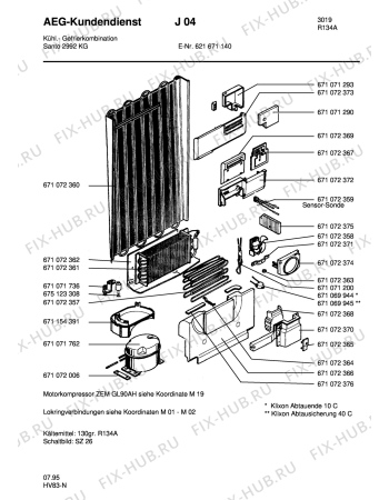 Схема №1 S2992KG с изображением Другое для холодильной камеры Aeg 8996710723314